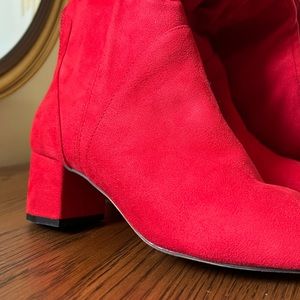 NWOT Red Boots Size 7
